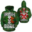 Fitz-Edmonds Family Crest Ireland National Tartan Irish To The Bone Hoodie