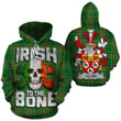 Allen Family Crest Ireland National Tartan Irish To The Bone Hoodie