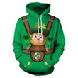 Saint Patrick's Day Green Clover Lucky Grass Couple Hoodie TH5