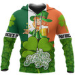 Ireland Hoodie St Patrick's Day - Shamrock TH5