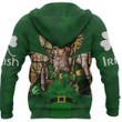 Ireland Zip Hoodie Saint Patrick's Day (Green) TH5
