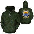Terry Family Crest Ireland Background Gold Symbol Hoodie