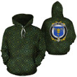 Orme Family Crest Ireland Background Gold Symbol Hoodie