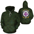 Riggs Family Crest Ireland Background Gold Symbol Hoodie
