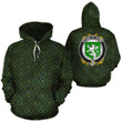 Hume Family Crest Ireland Background Gold Symbol Hoodie