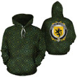 O'Cosgrave Family Crest Ireland Background Gold Symbol Hoodie
