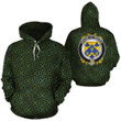 Reeves Family Crest Ireland Background Gold Symbol Hoodie