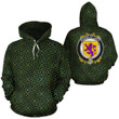 Lacy Family Crest Ireland Background Gold Symbol Hoodie