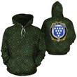 Topping Family Crest Ireland Background Gold Symbol Hoodie
