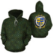 Cromwell Family Crest Ireland Background Gold Symbol Hoodie