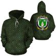 O'Loughnan Family Crest Ireland Background Gold Symbol Hoodie