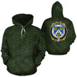 Waters Family Crest Ireland Background Gold Symbol Hoodie