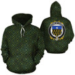 Cooke Family Crest Ireland Background Gold Symbol Hoodie
