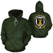 Towers Family Crest Ireland Background Gold Symbol Hoodie