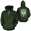 Colinson Family Crest Ireland Background Gold Symbol Hoodie
