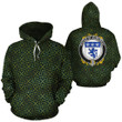 McMurray Family Crest Ireland Background Gold Symbol Hoodie