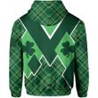 St. Patrick’s Day Ireland Zip-Hoodie Shamrock TH4