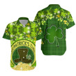 St. Patrick's Day Hawaiian Shirt Shamrock  | 1stIreland
