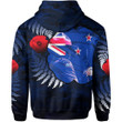 New Zealand Hoodie Anzac Day Army Patterns TH4