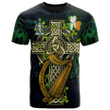 1stireland Ireland T-Shirt - Agar Irish with Celtic Cross Tee - Irish Family Crest A7 | 1stireland.com
