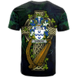 1stireland Ireland T-Shirt - Hammond Irish with Celtic Cross Tee - Irish Family Crest A7 | 1stScotland.com
