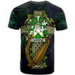 1stireland Ireland T-Shirt - HawkinsIII Irish with Celtic Cross Tee - Irish Family Crest A7 | 1stScotland.com