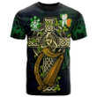 1stireland Ireland T-Shirt - Wakeman Irish with Celtic Cross Tee - Irish Family Crest A7 | 1stireland.com