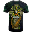 1stireland Ireland T-Shirt - Hopkins Irish with Celtic Cross Tee - Irish Family Crest A7 | 1stScotland.com