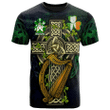 1stireland Ireland T-Shirt - HawkinsIII Irish with Celtic Cross Tee - Irish Family Crest A7 | 1stireland.com