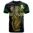 1stireland Ireland T-Shirt - Finnegan or O'Finnegan Irish with Celtic Cross Tee - Irish Family Crest A7 | 1stireland.com