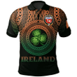 1stIreland Ireland Polo Shirt - House of O'HALLORAN Irish Family Crest Polo Shirt -  Pride A7