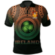 1stIreland Ireland Polo Shirt - Haltridge Irish Family Crest Polo Shirt -  Pride A7