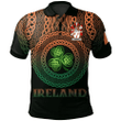 1stIreland Ireland Polo Shirt - Vigors Irish Family Crest Polo Shirt -  Pride A7