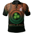 1stIreland Ireland Polo Shirt - Rock Irish Family Crest Polo Shirt -  Pride A7