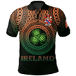 1stIreland Ireland Polo Shirt - Perceval Irish Family Crest Polo Shirt -  Pride A7