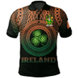 1stIreland Ireland Polo Shirt - Bury or Berry Irish Family Crest Polo Shirt -  Pride A7