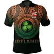 1stIreland Ireland Polo Shirt - Kinsella or Kinsellagh Irish Family Crest Polo Shirt -  Pride A7