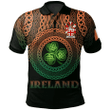 1stIreland Ireland Polo Shirt - Langan or O'Longan Irish Family Crest Polo Shirt -  Pride A7