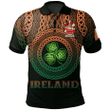 1stIreland Ireland Polo Shirt - Gilmartin or Kilmartin Irish Family Crest Polo Shirt -  Pride A7