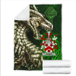 1stIreland Ireland Premium Blanket - Agnew Family Crest Blanket - Dragon Claddagh Cross A7 | 1stIreland.com