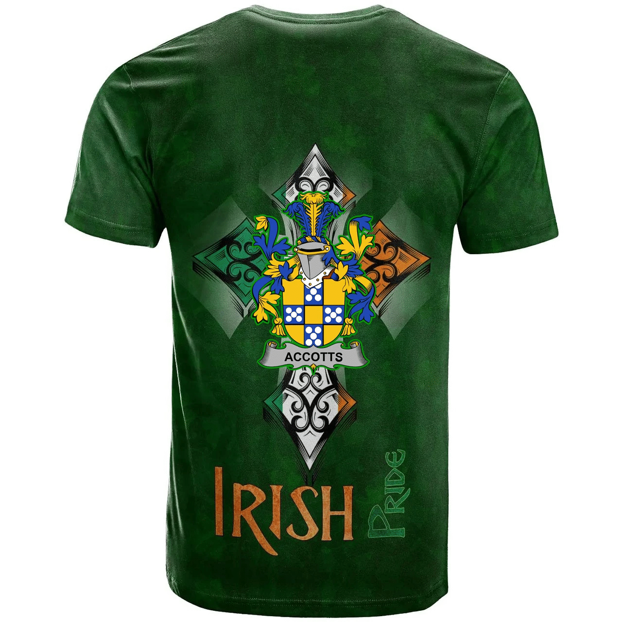 1stIreland Ireland T-Shirt - Accotts Irish Family Crest Ireland Pride A7 | 1stIreland.com