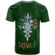 1stIreland Ireland T-Shirt - Aiken Irish Family Crest Ireland Pride A7 | 1stIreland.com