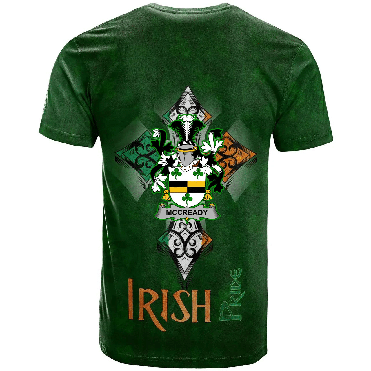 1stIreland Ireland T-Shirt - McCready or McCreadie Irish Family Crest Ireland Pride A7 | 1stIreland.com