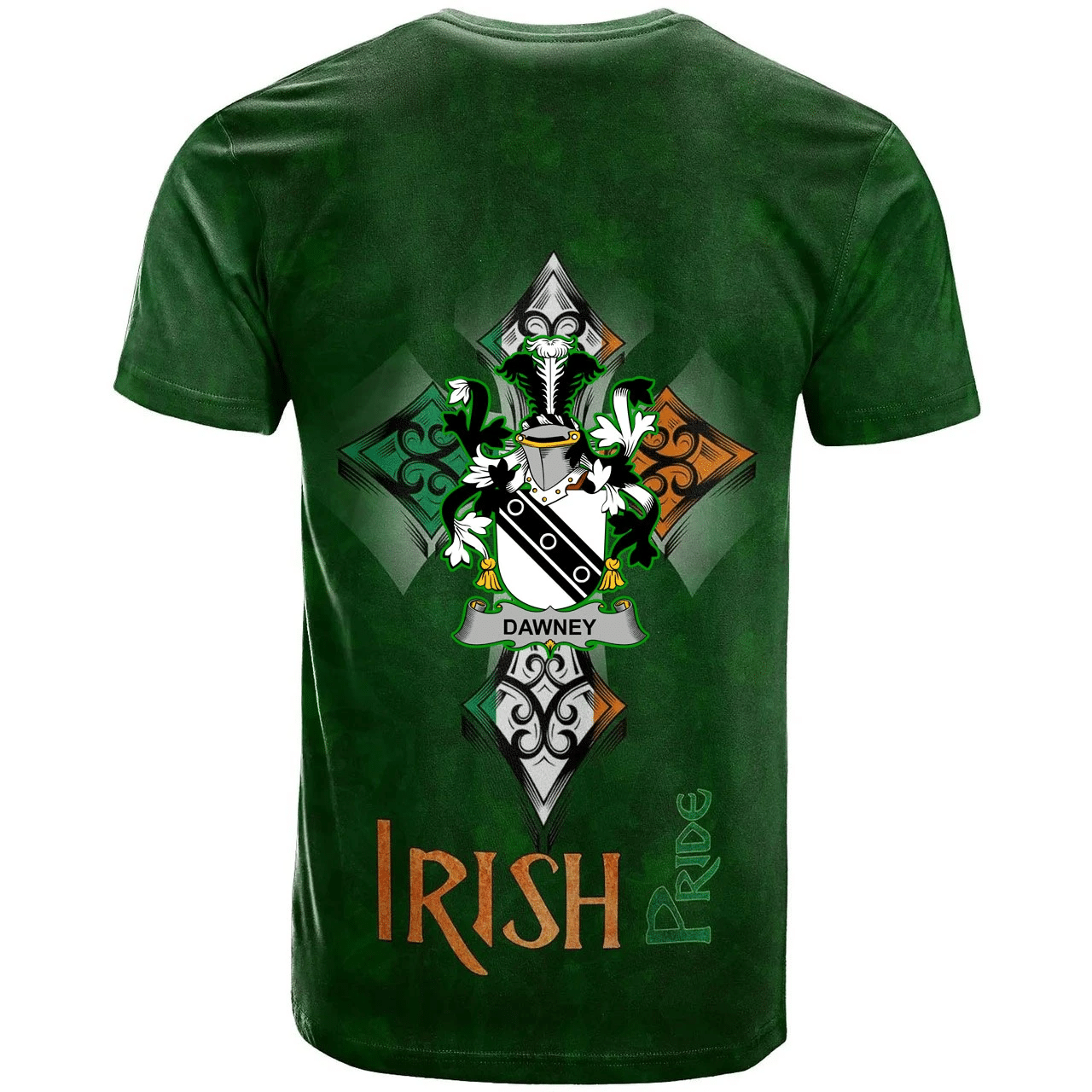 1stIreland Ireland T-Shirt - Dawney or Dawnay Irish Family Crest Ireland Pride A7 | 1stIreland.com