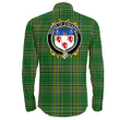 1stIreland Ireland Shirt - House of O'KEARNEY Irish Crest Long Sleeve Button Shirt A7