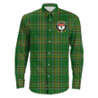 1stIreland Ireland Shirt - House of O'HEGARTY Irish Crest Long Sleeve Button Shirt A7 | 1stIreland.com