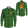 1stIreland Ireland Shirt - Uniacke Irish Crest Long Sleeve Button Shirt A7 | 1stIreland.com
