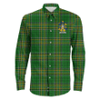 1stIreland Ireland Shirt - Wethill Irish Crest Long Sleeve Button Shirt A7 | 1stIreland.com
