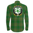1stIreland Ireland Shirt - House of MACGARRY Irish Crest Long Sleeve Button Shirt A7