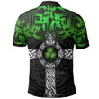 1stIreland Ireland Clothing - Mulholland Irish Family Crest Polo Shirt - Celtic Cross A7 | 1stIreland.com